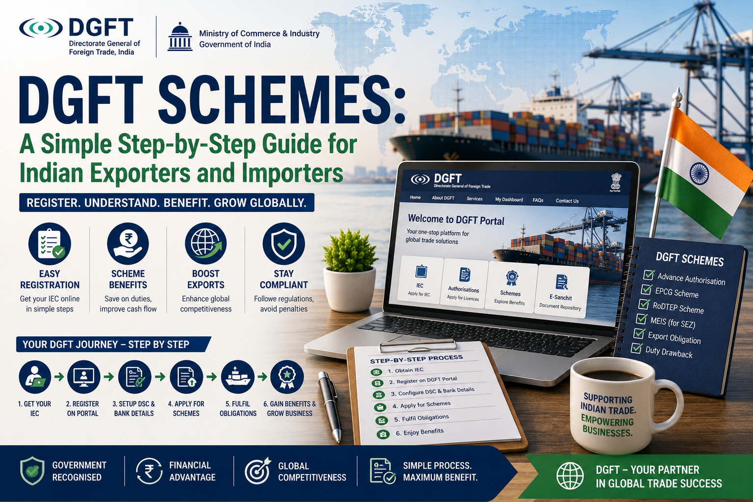 DGFT. Schemes: A Simple Step-by-Step Guide For Indian Exporters And Importers